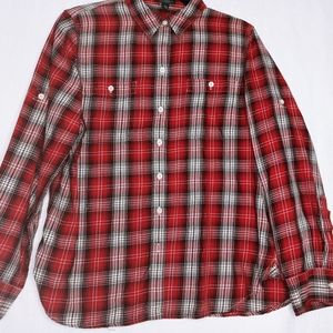 Lauren Ralph Lauren womens button down shirt size large